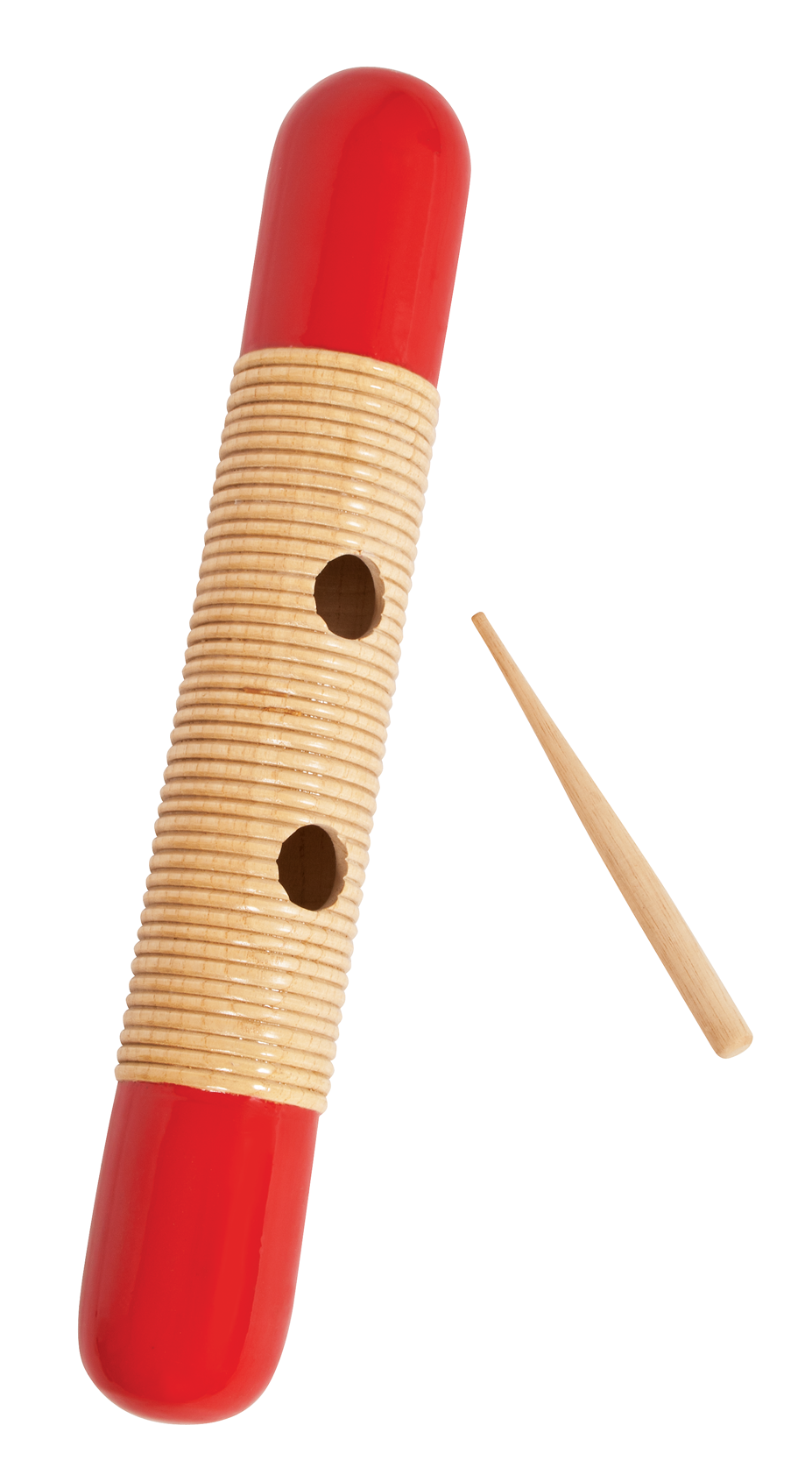 Mano Percussion | ED841 | Guiro | Natural/Red Mano Percussion | ED841 | Guiro | Natural/Red